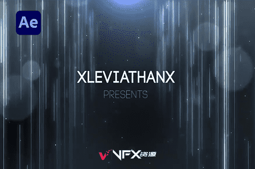 [AE模板] 线条颗粒光斑文字标题唯美开场片头 Inspirational Titles