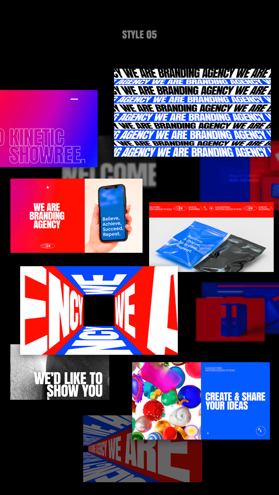 [AE脚本] 200组时尚创意宣传海报排版封面文字标题设计动画 Kinetic Social Pack