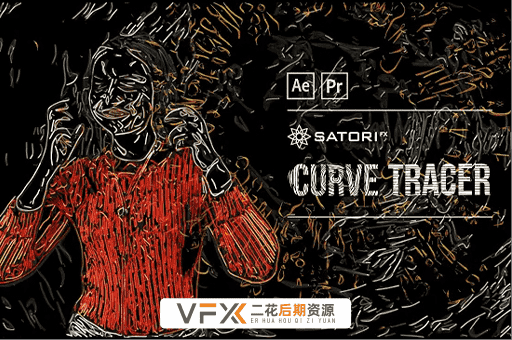 [AE/PR插件] 抽象线条轮廓描边视觉特效 Curve Tracer v1.0.2 支持Win/Mac