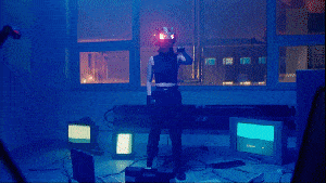 [AE预设+脚本] 300组复古胶片故障叠加效果摄像机视频无缝转场预设 Punch Hole Transitions Library