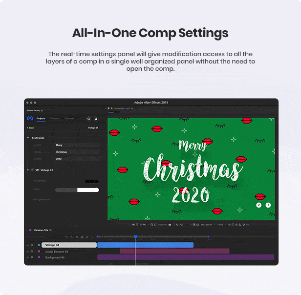 [AE/PR脚本] 5000组文字标题排版场景图表背景指示线图形动画工具包 Infinity Tool v3