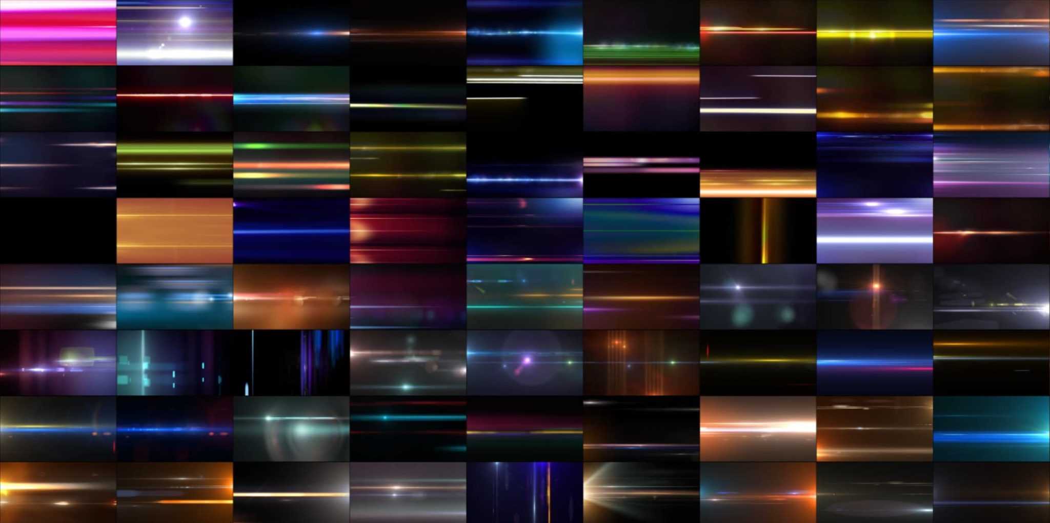 [特效素材] 99个镜头变形条纹光线耀斑光效动画 BusyBoxx V32 Light Streaks