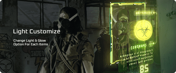 [AE脚本] 523个HUD科技感赛博朋克霓虹发光UI元素图形动画 Cyberpunk HUD Elements for After Effects