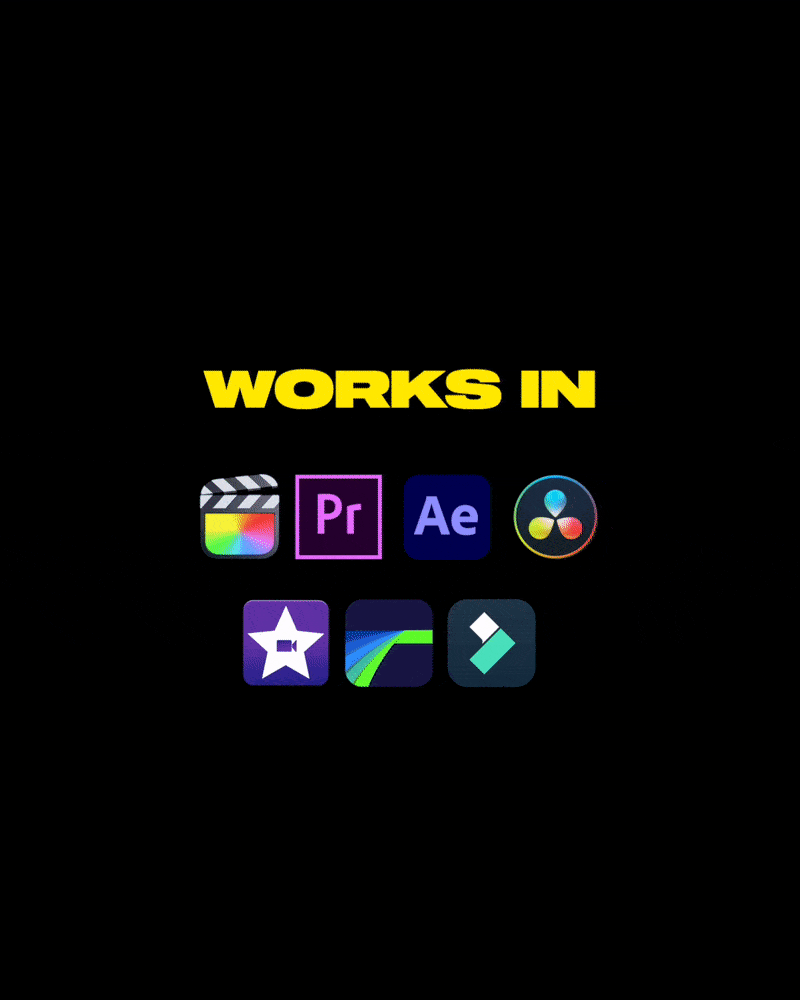 [转场素材] 20个未来蓝色光闪烁过渡转场素材 Blue Future Transitions