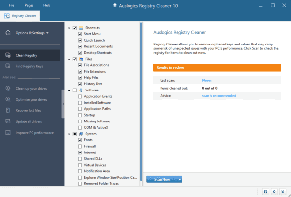 专业注册表清理工具 Auslogics Registry Cleaner v11.2.0.6 便携版 | 软件个锤子 | R4999