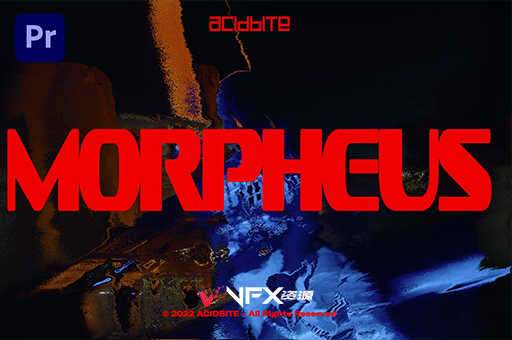 [AE/PR模板] 数字信号故障干扰紊乱转场过渡预设 Morpheus