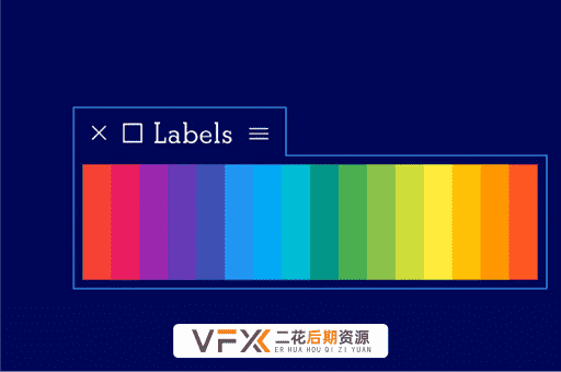 [AE脚本] 图层关键帧项目面板标签颜色批量管理工具 Labels V4.0