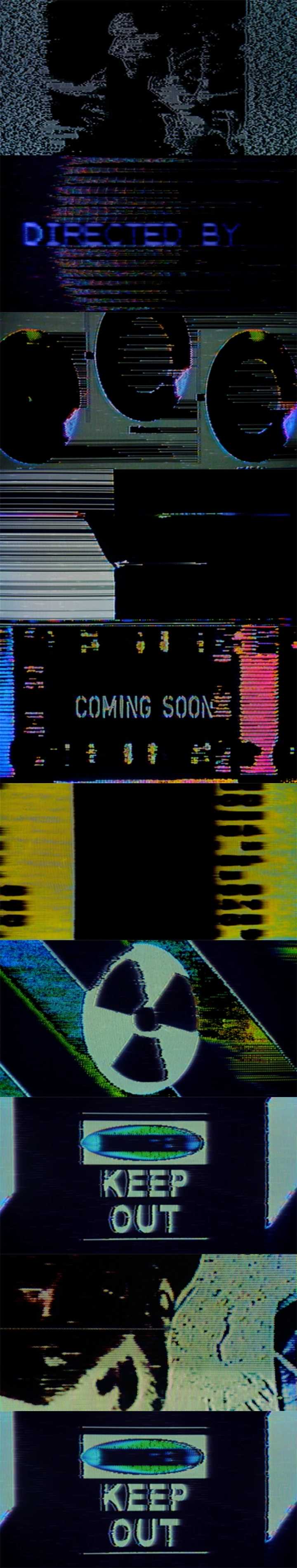 [转场素材] 50个CRT电视故障干扰毛刺视频 GLITCH TEXTURES V2