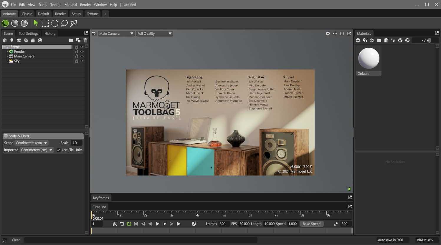 专业实时渲染与外观开发软件 八猴渲染器 Marmoset Toolbag v5.0 激活版【软件个锤子·R4620】
