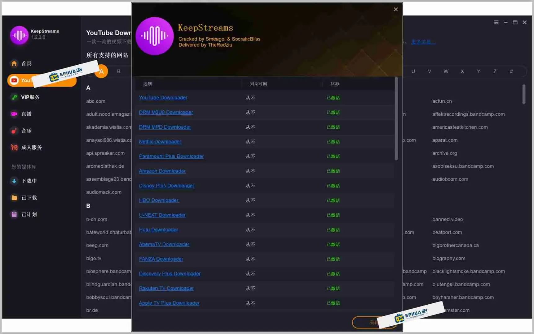 全网视频下载工具 KeepStreams v1.2.3.1 中文激活版