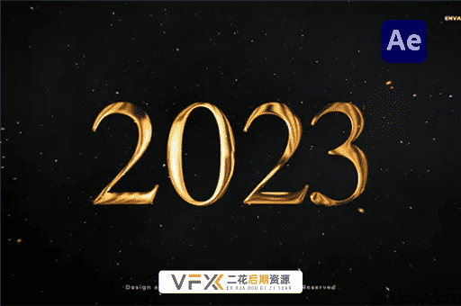 [AE模板] 2023年新年跨年倒计时 New Year Countdown 2023