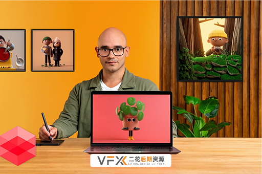 [C4D基础教程] 制作卡通三维角色建模教程(英文字幕) Domestika – 3D Character Modelling with Cinema 4D for Beginners