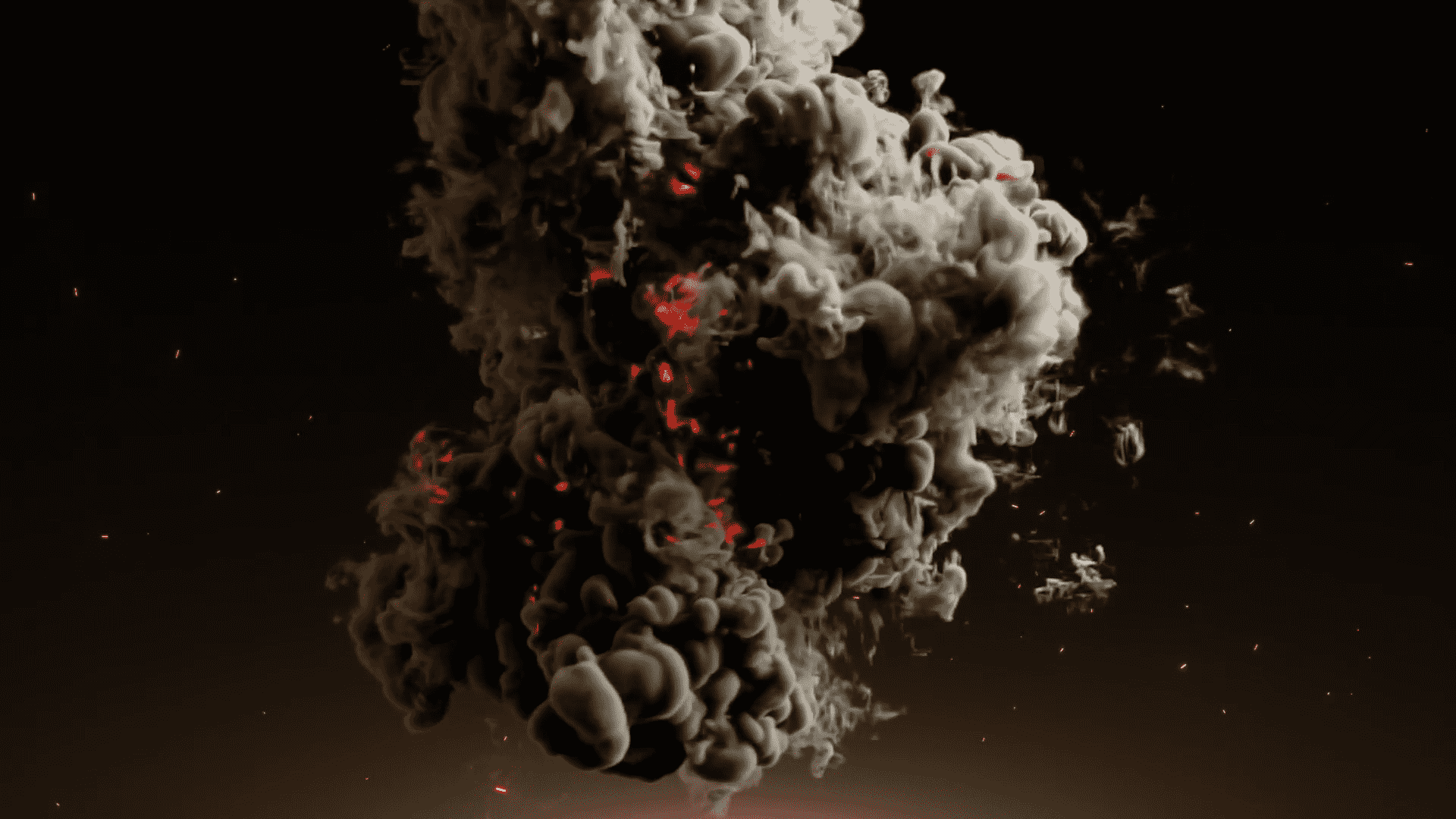 [AE模板] 爆炸烟雾电流炫酷logo展示特效动画 Electric Explosion Logo Reveal