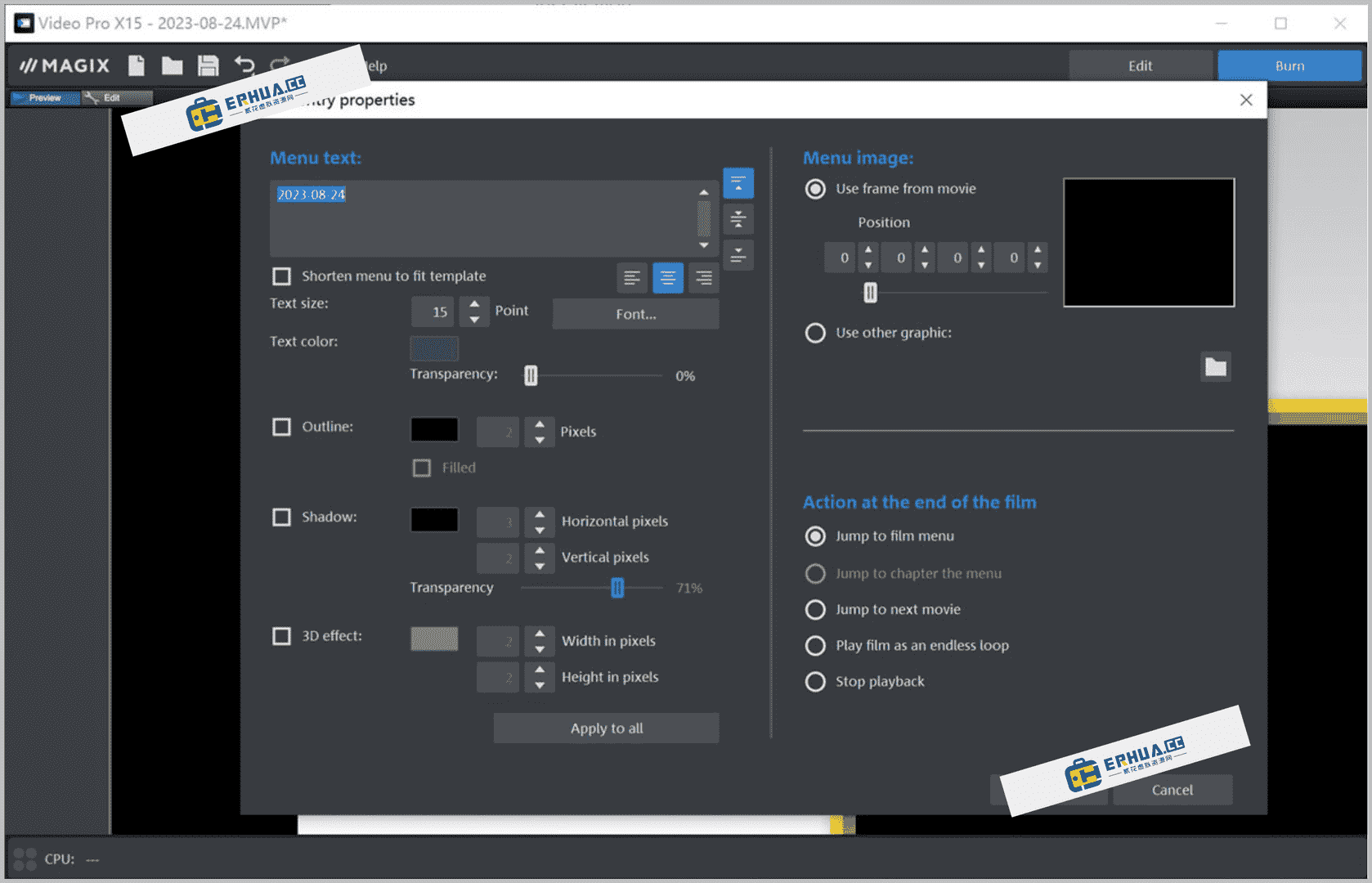 视频编辑软件 MAGIX Video Pro X16 2025 24.0.1.219 激活版·软件个锤子·R1216