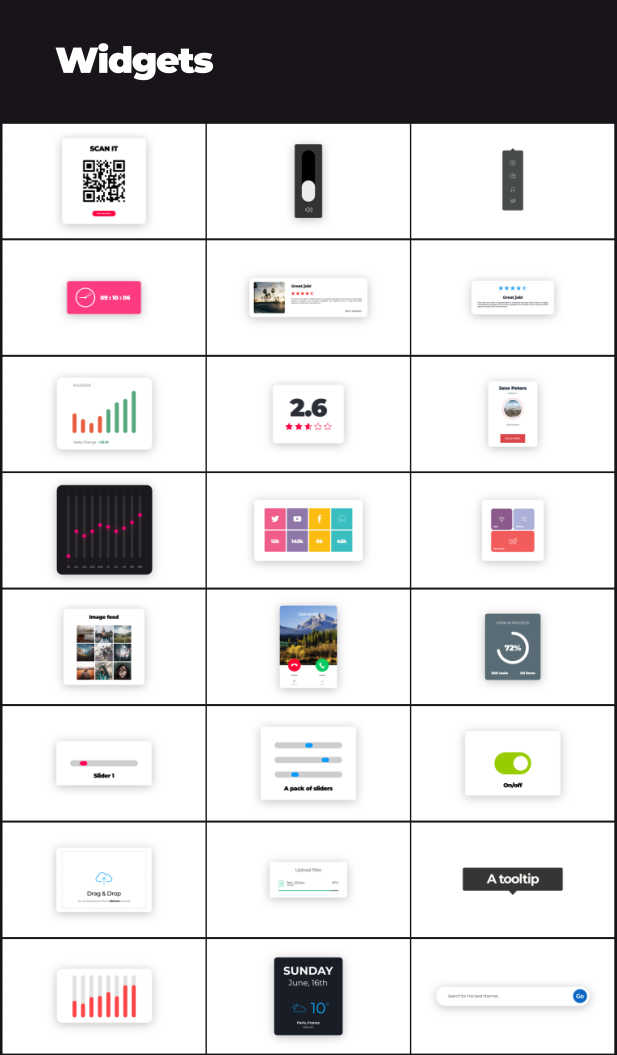 [AE脚本] 1100+简约Icon图标MG动画图形元素 CrispyShapes V1.2