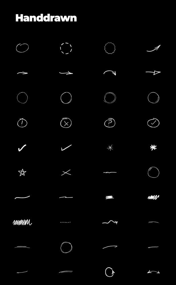 [AE脚本] 1100+简约Icon图标MG动画图形元素 CrispyShapes V1.2