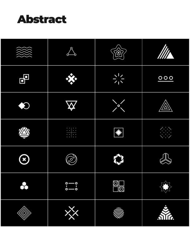 [AE脚本] 1100+简约Icon图标MG动画图形元素 CrispyShapes V1.2