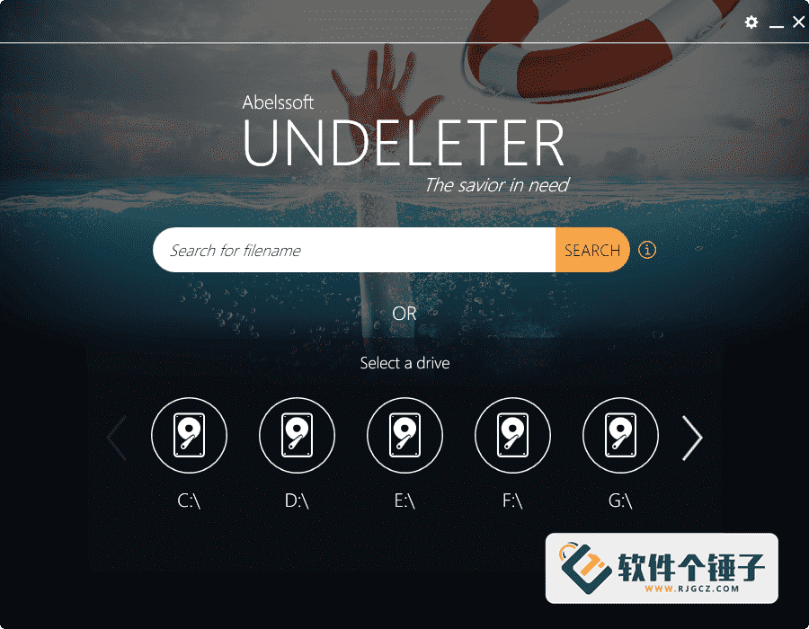数据恢复软件 Abelssoft Undeleter v8.01.56059 英文版【软件个锤子·R4689】