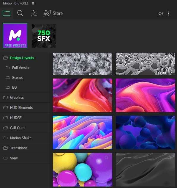 [PR脚本] 1000种图形动画无缝转场效果预设包+音效 Motion Bro-Presets v1.1.4