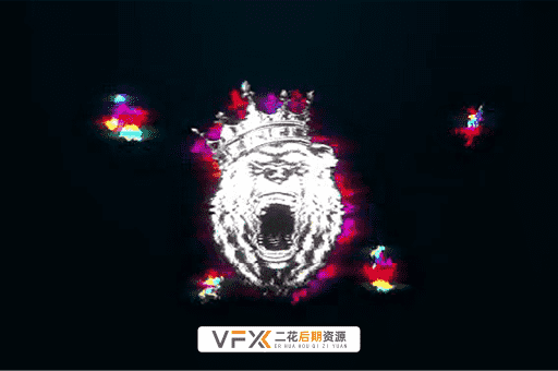 [AE模板] 节奏感卡点数字倒计时的故障logo开场特效 Countdown Glitch Logo 支持CS6+
