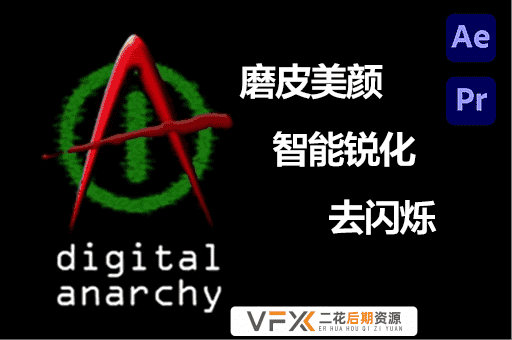 [AE/PR插件] 磨皮美颜锐化光照视频去闪烁插件 Digital Anarchy 2022.12 CE Win版