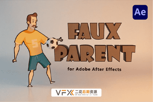 [AE脚本] 图层属性父子链接控制脚本 Faux Parent V1.1