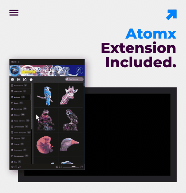 [AE预设+脚本] 2000+创意物嘴鼻眼睛手脚头发日常物品复古定格贴纸动画预设包 Collage Pack v2.1