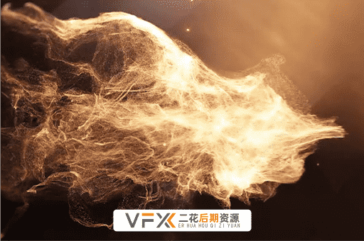 [AE模板] 金色粒子LOGO标志动画 Gold Logo