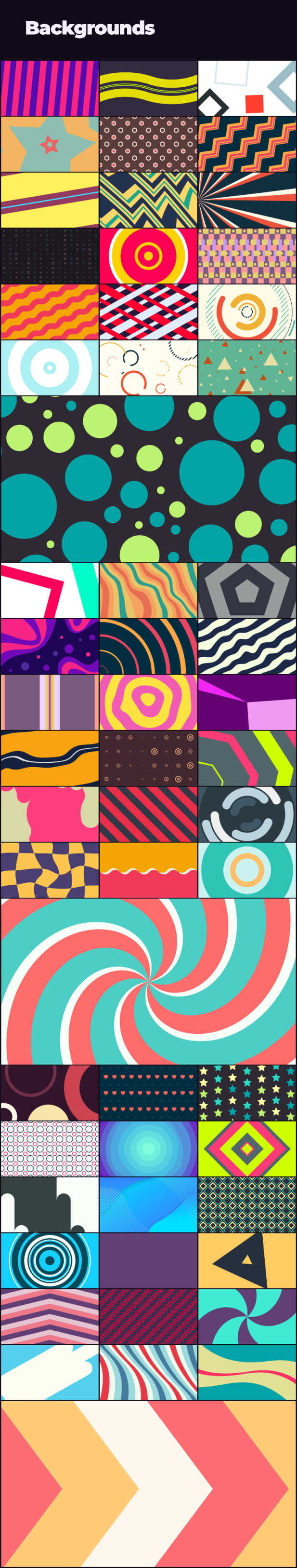 [AE脚本] 6350组创意动态故障动画图形文字标题转场动态背景MG音效合集包 All-In-One Bundle v7.2