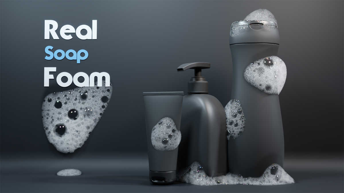 [Blender预设] 真实气泡泡沫着色器预设 Real Foam Shader V1.2