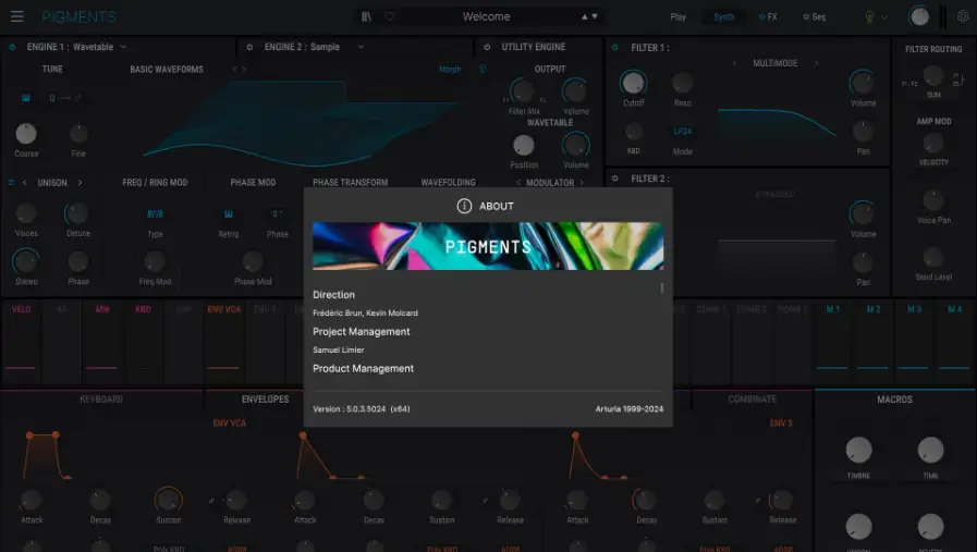 数字波表双引擎合成器插件 Arturia Pigments v6.0.3.6016 直装激活版【软件个锤子·R2602】