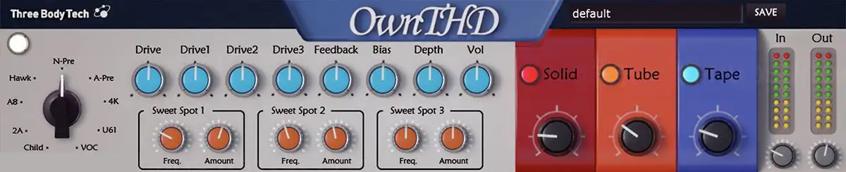 【R2676】谐波增强处理器插件 Three-Body Technology OwnTHD v1.1.0 激活版