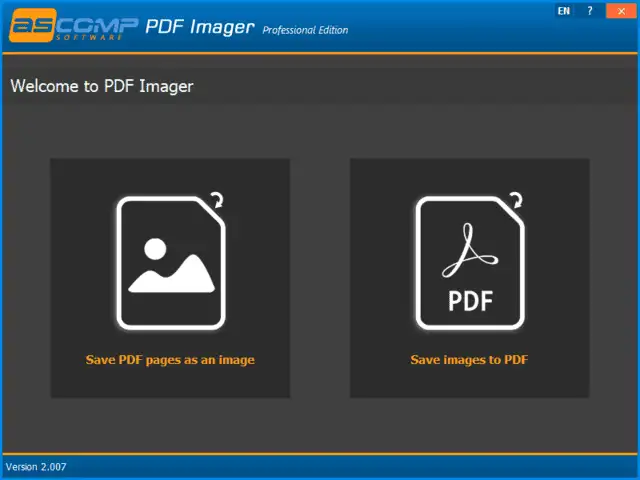 PDF转图片工具 ASCOMP PDF Imager Pro v2.009 便携版【软件个锤子·R2560】