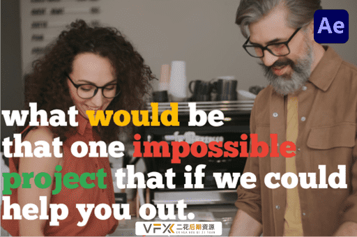 [AE模板] 7种歌词标题字幕动画 Subtitles Pro