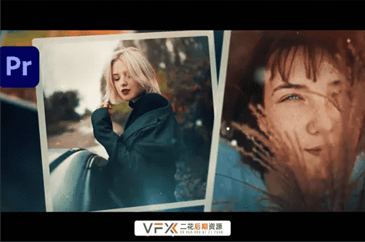 [PR模板] 电影照片相册幻灯片片头 Cinematic Photo Slideshow | MOGRT