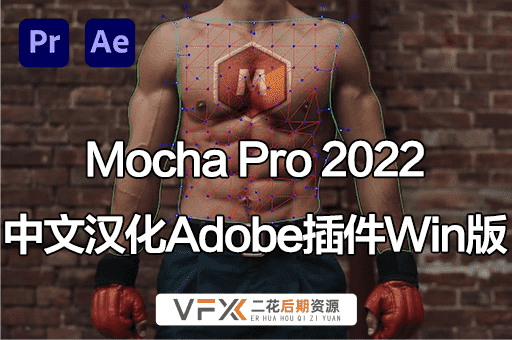[AE/PR插件] 平面跟踪摄像机反求摩卡插件 Mocha Pro 2022 v9.5.5 中文汉化版 支持Win