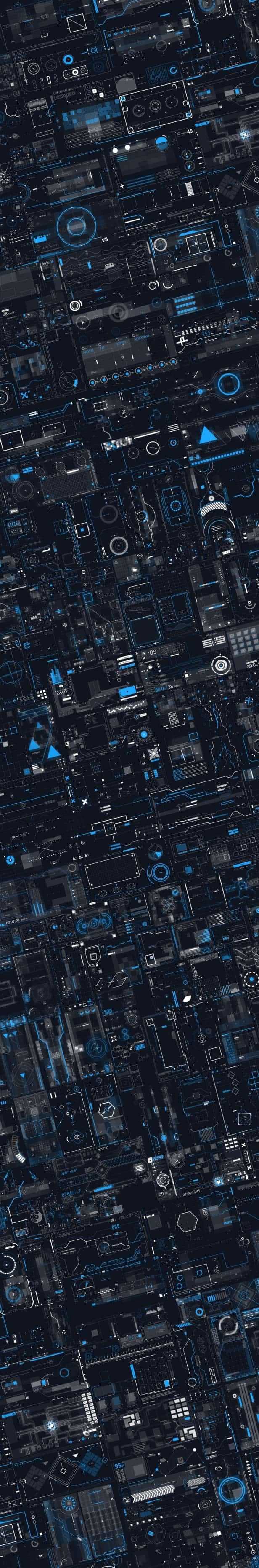 [AE脚本] 1850多种科技感HUD界面UI指示线文字标题线条圆圈边框动画元素 HUDGE V2.1