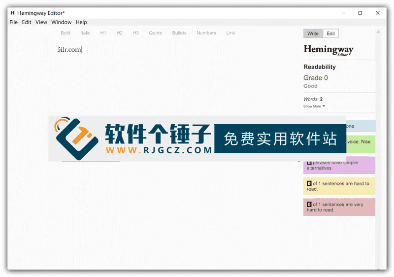 作家文本编辑器 Hemingway Editor v3.0.8 英文版【软件个锤子·R4871】