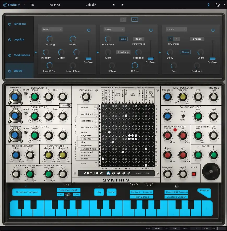 EMS Synthi AKS模拟合成插件 Arturia Synthi V v1.9.2.5305 激活版【软件个锤子·R2801】