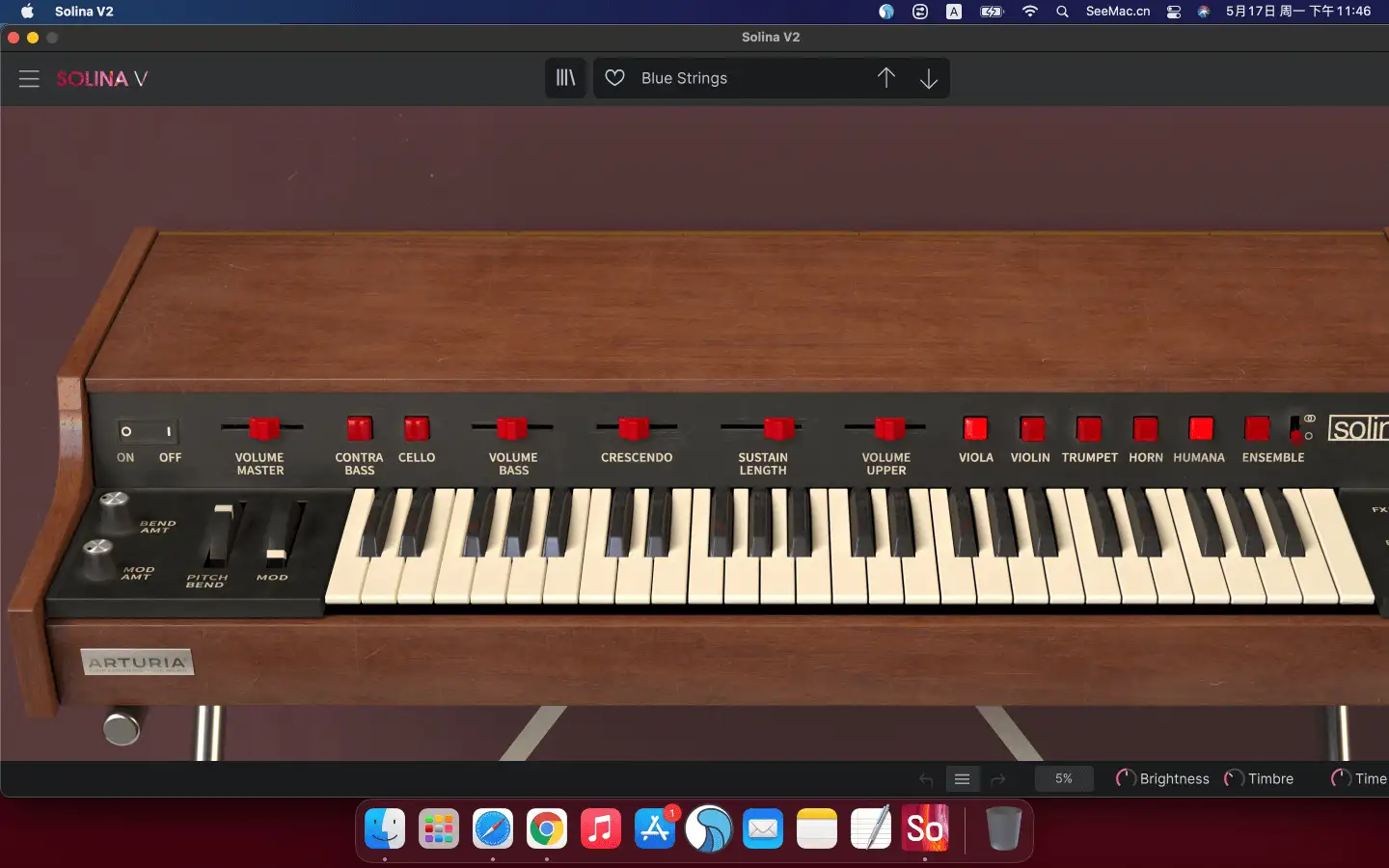 弦乐合奏模拟插件 Arturia Solina V v2.13.2.5305 激活版【软件个锤子·R2805】