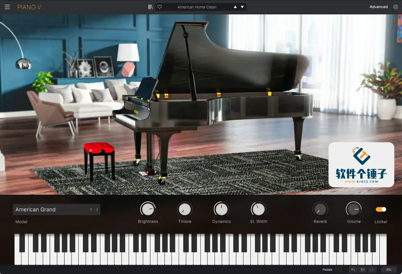 钢琴模拟合成器插件 Arturia Piano V v3.3.2.5305 激活版【软件个锤子·R2807】