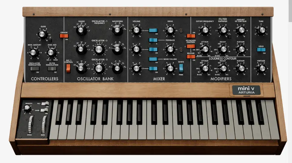 Moog Mini模拟合成器插件 Arturia Mini V v4.0.2.5305 激活版【软件个锤子·R2813】