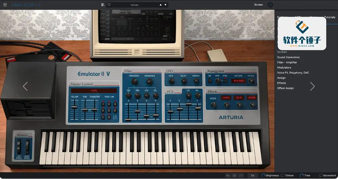 多音色采样合成器插件 Arturia Emulator II V v1.6.2.5305 激活版【软件个锤子·R2819】