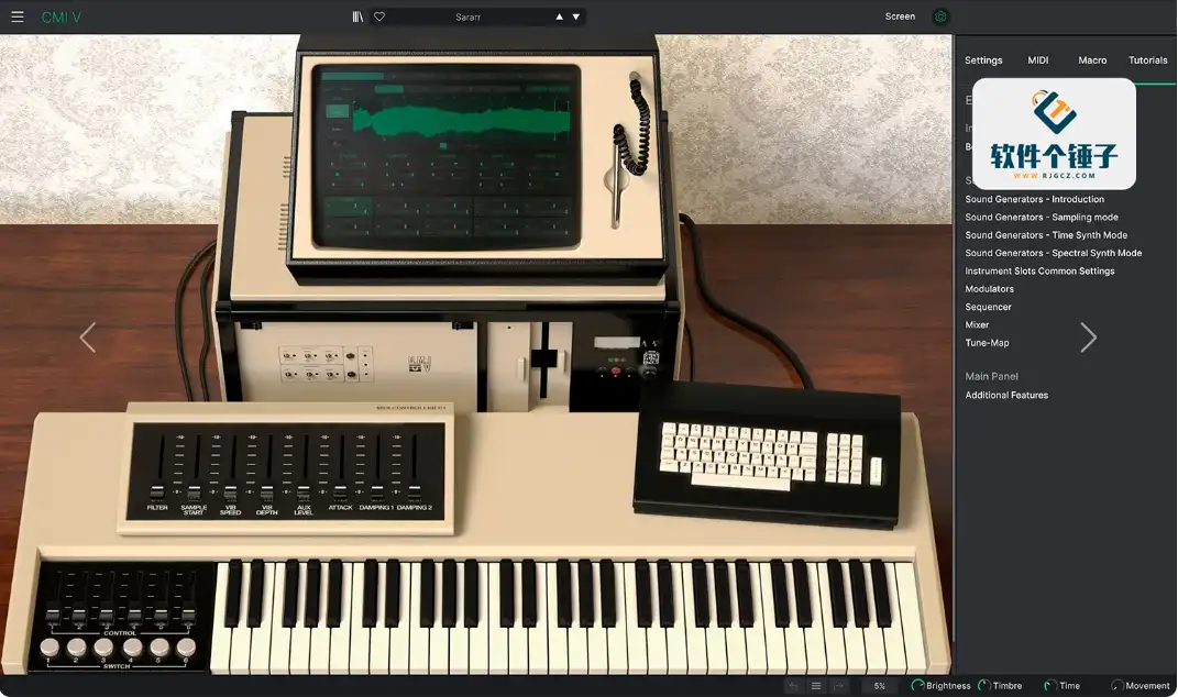 Fairlight CMI模拟合成插件 Arturia CMI V v1.13.2.5305 激活版【软件个锤子·R2824】
