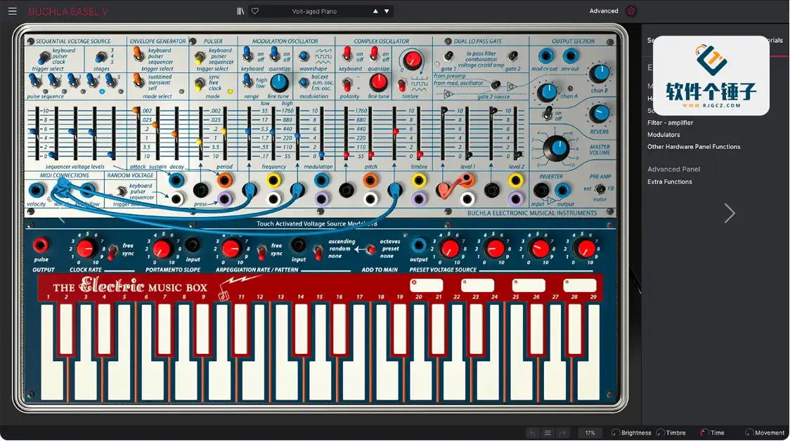 Buchla模拟合成器插件 Arturia Buchla Easel V v1.13.2.5305 激活版【软件个锤子·R2825】