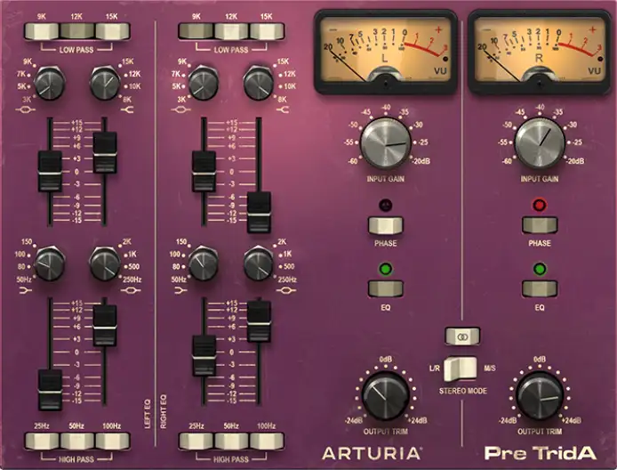 Trident A前置放大器模拟插件 Arturia Pre TridA v1.8.0.5460 激活版【软件个锤子·R2997】