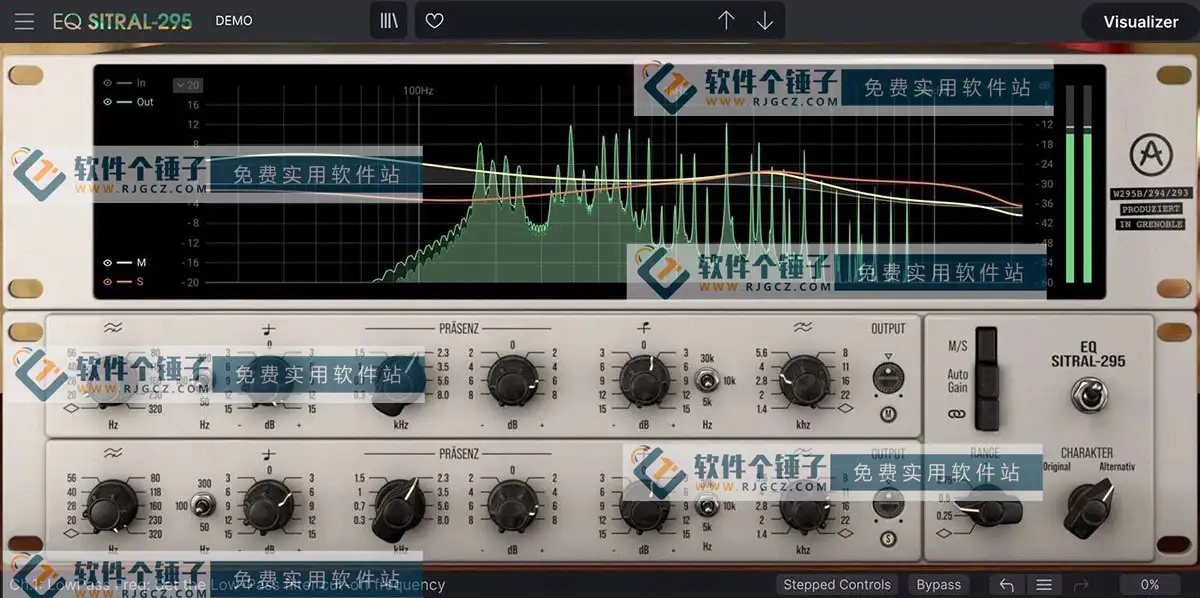 均衡器音频模拟插件 Arturia EQ SITRAL-295 v1.4.0.5460 激活版【软件个锤子·R3027】