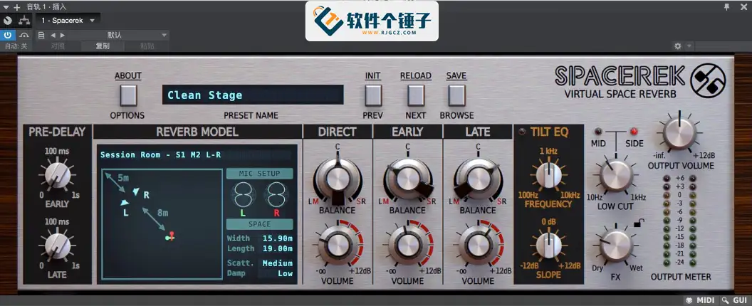 虚拟空间混响插件 D16 Group Spacerek v1.2.3 激活版【软件个锤子·R4003】