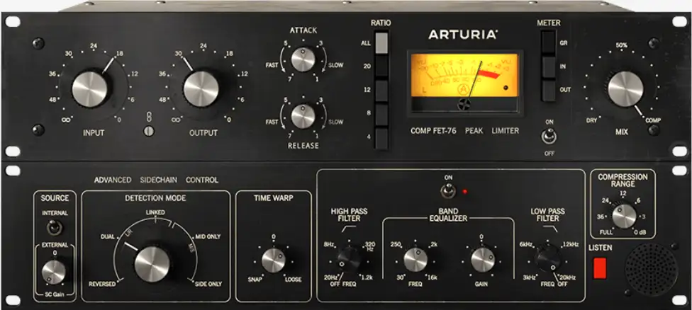 FET压缩器模拟插件 Arturia Comp FET-76 v1.7.0.5460 激活版【软件个锤子·R3039】