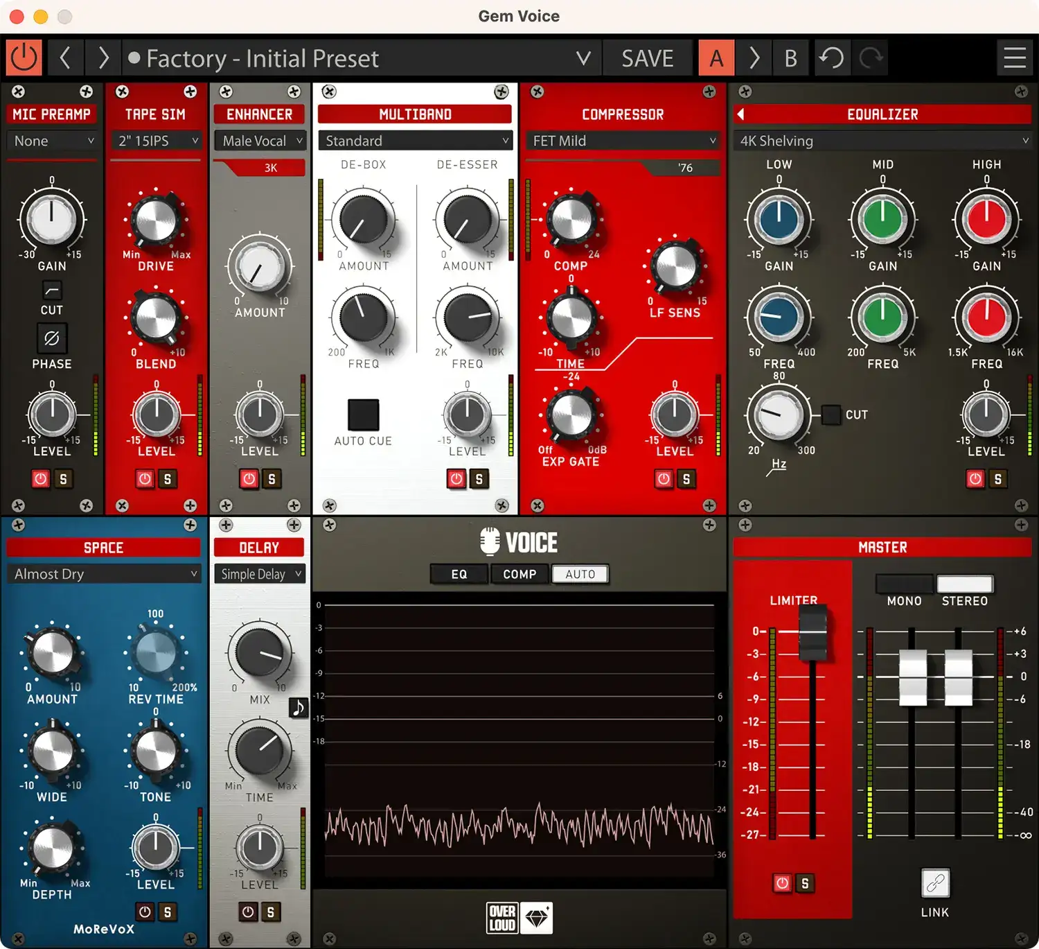 人声后期处理插件 Overloud Gem Voice v1.0.6 激活版【软件个锤子·R3090】